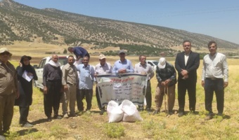 برگزاری رویداد هفته انتقال یافته‌های تحقیقاتی زراعت مکانیزه نخود پاییزه در پایگاه نوآوری زراعت محصولات دیم شهرستان ایوان