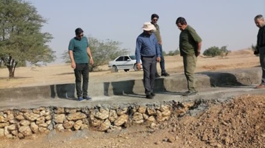 پایش میدانی و بررسی وضعیت ایستگاه تحقیقاتی پخش سیلاب بر آبخوان دشت موسیان در شهرستان دهلران